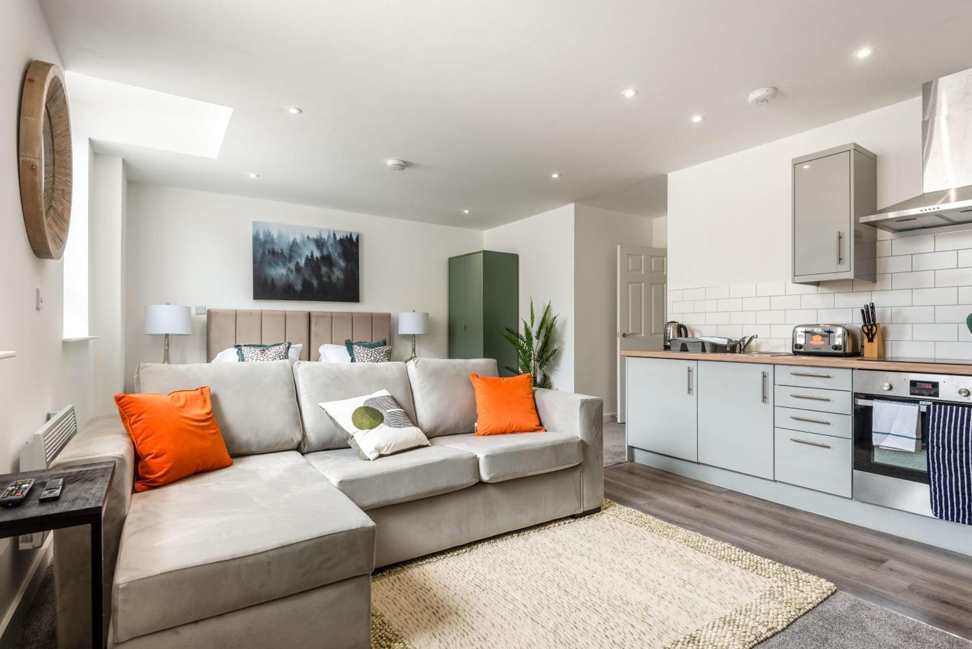 Contemporary 1 Bed Central Rotherham Studio Buitenkant foto
