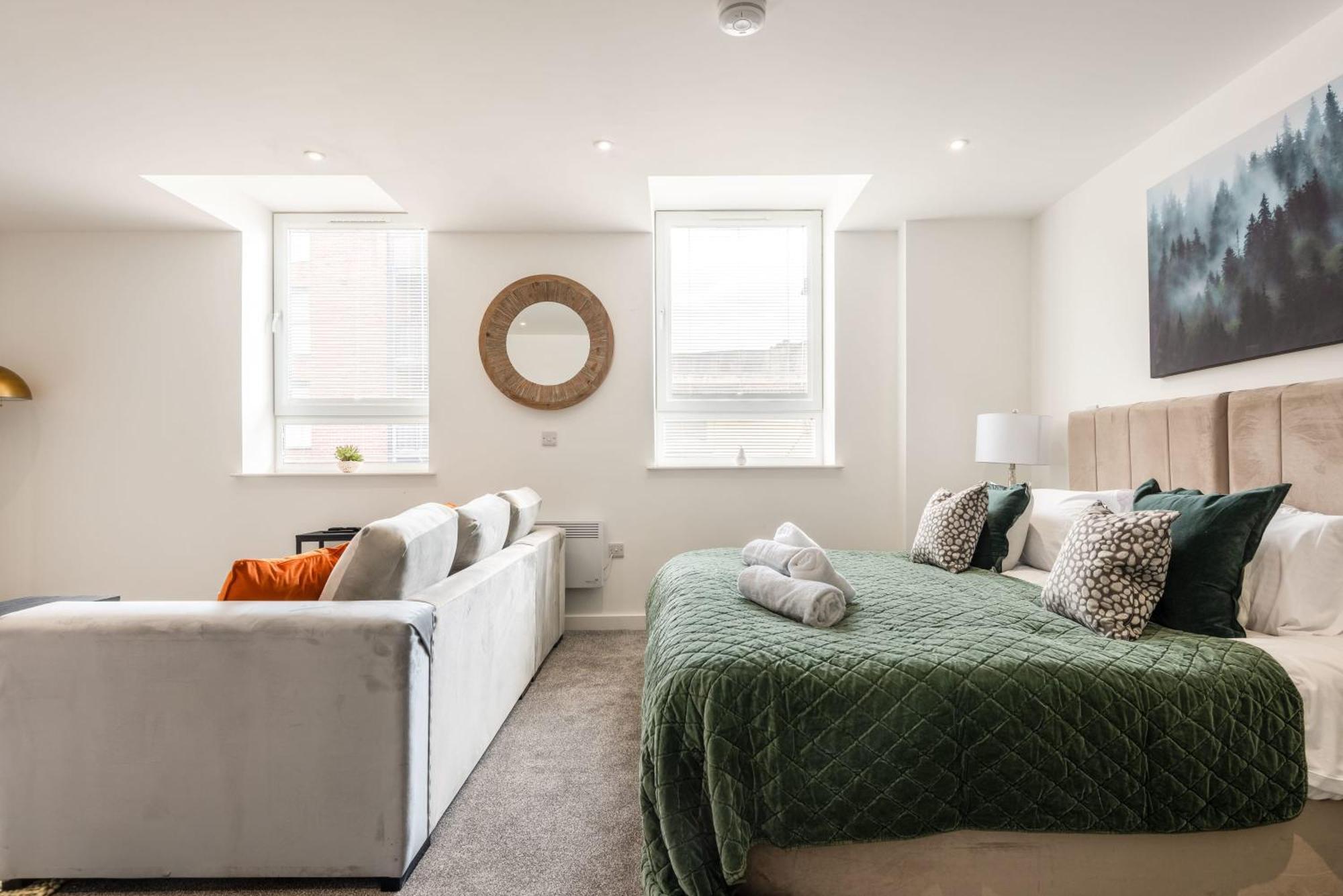 Contemporary 1 Bed Central Rotherham Studio Buitenkant foto