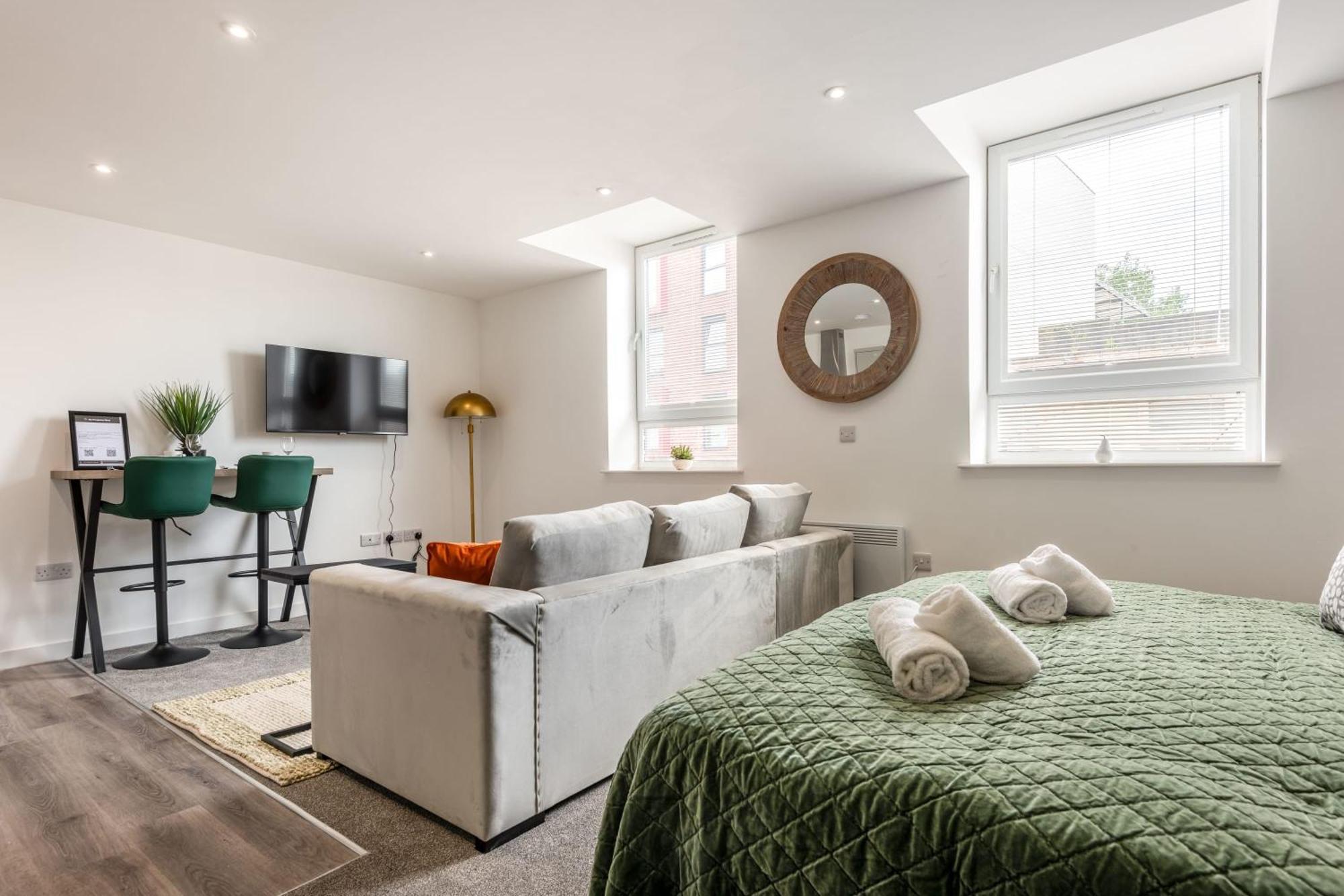 Contemporary 1 Bed Central Rotherham Studio Buitenkant foto