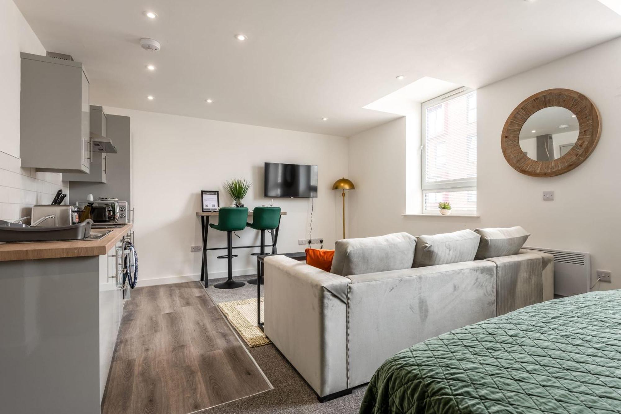Contemporary 1 Bed Central Rotherham Studio Buitenkant foto